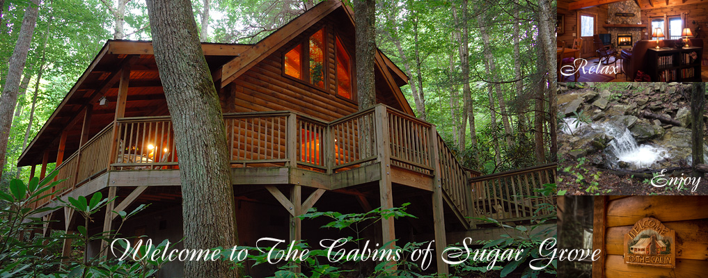 Welcome to The Cabins of Sugar Grove